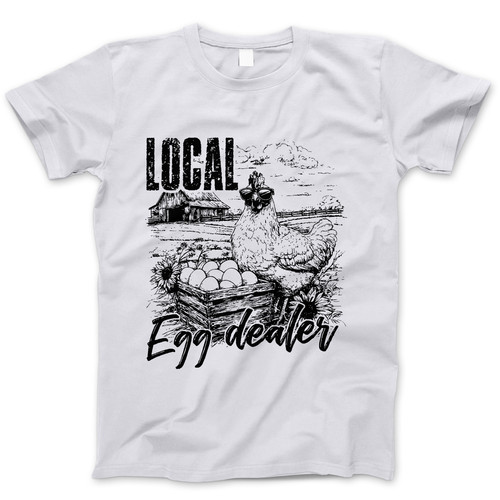 Photograph of four blank t-shirts greys beige and army green. Clipping path included. Ready for your.jpg