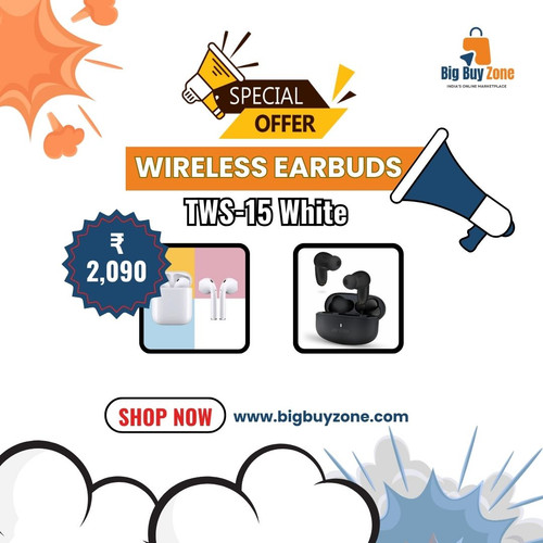 Wireless Earbuds TWS-15 White.jpg