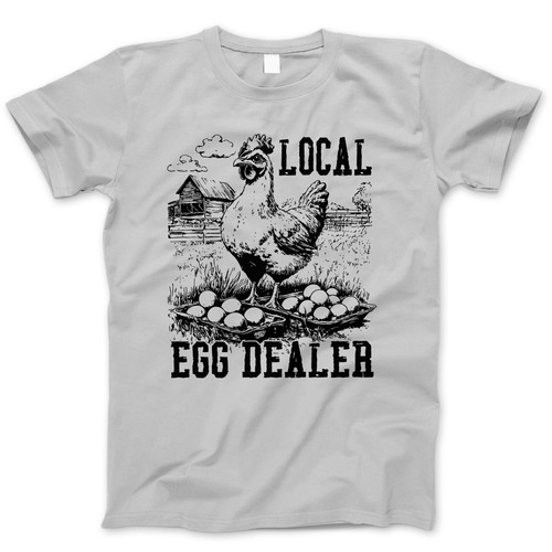 Photograph of four blank t-shirts greys beige and army green. Clipping path included. Ready for your.jpg