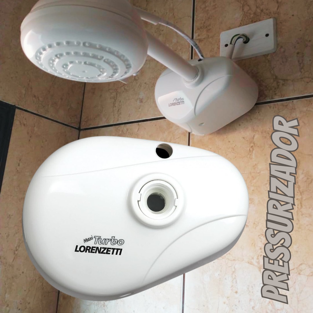 Pressurizador Maxi Turbo 220V, Lorenzetti, 7541009, Branco, Pequeno