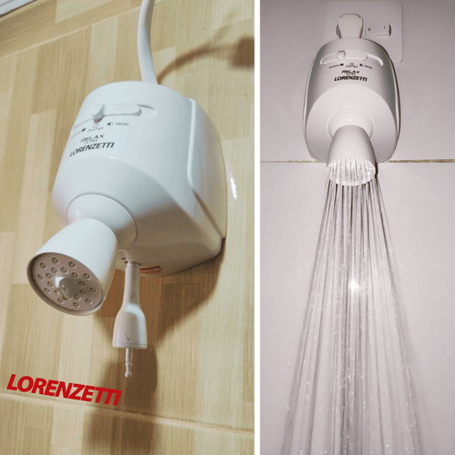 Ducha Relax 220V 5500W, Lorenzetti, 7540110, Branco, Pequeno.jpg