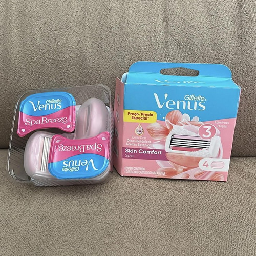 Gillette Venus Skin Comfort Spa Carga para Aparelho de Depilação com Barras Umectantes e Óleos Botân.jpg