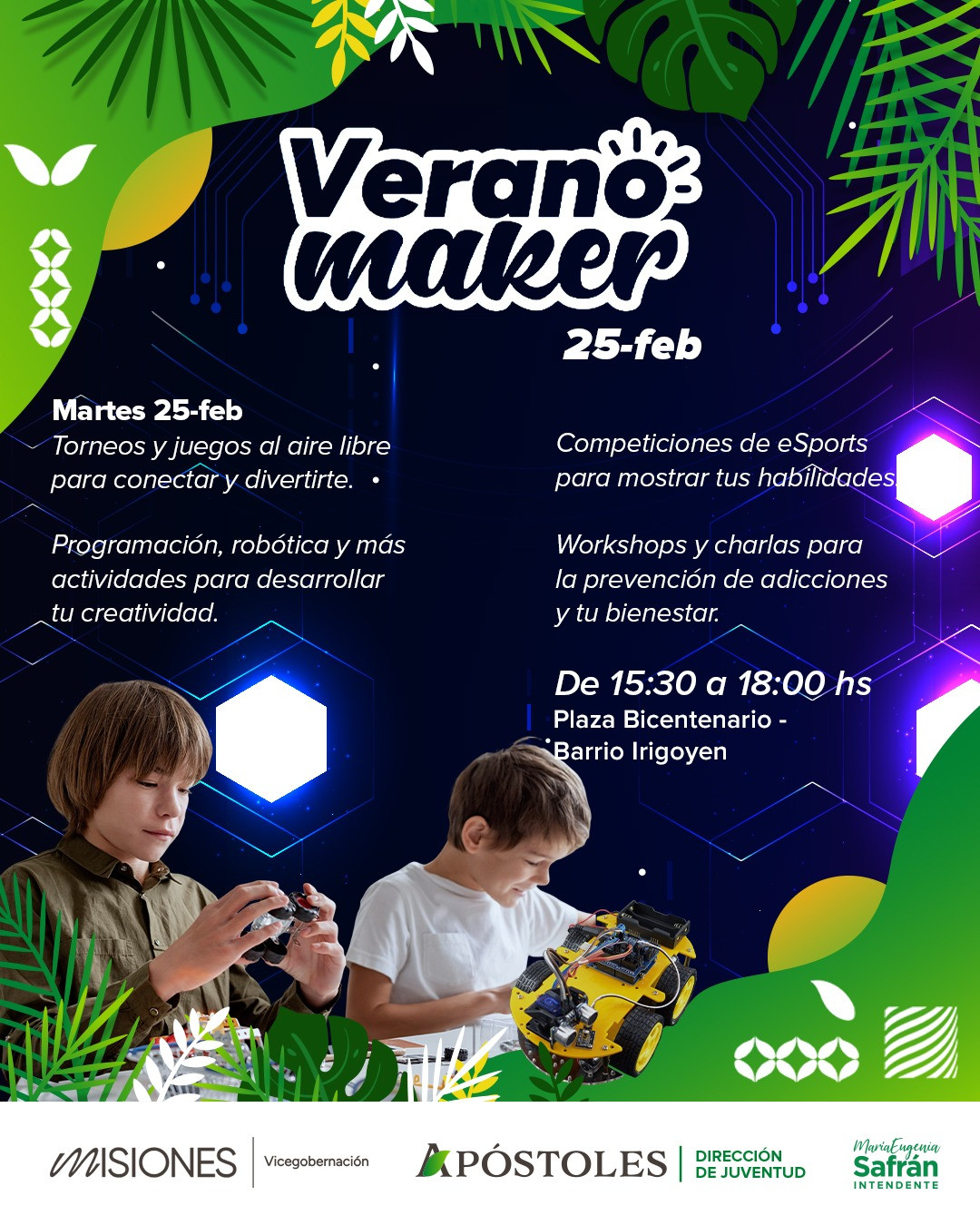 Verano Maker: Un Espacio de Diversión y Aprendizaje para la Juventud de Apóstoles