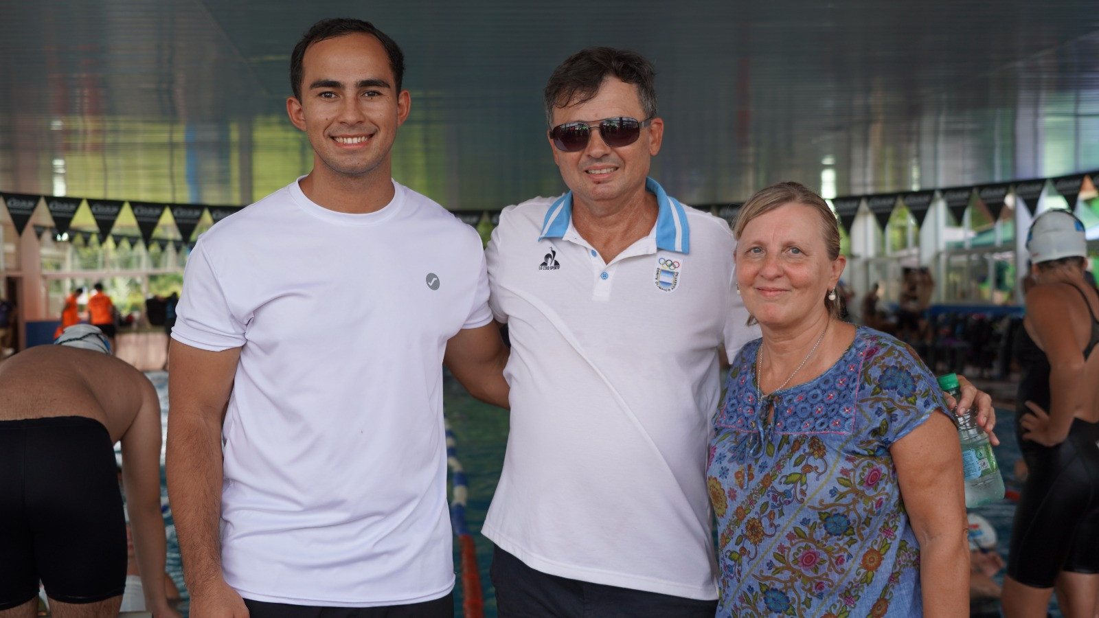 La cuarta fecha del torneo provincial de natacion sorprendió con la presencia el Entrenador del seleccionado Nacional.