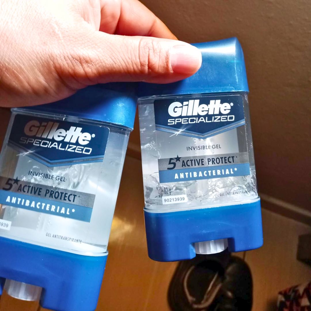 Gillette Desodorante Gel Antitranspirante Antibacterial 82G