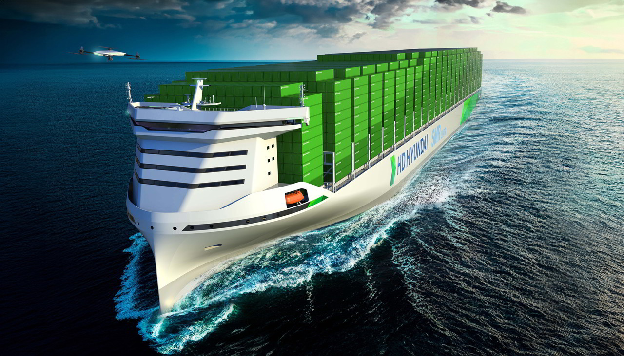 HD Hyundai presenta Nave Portacontainer a Propulsione Nucleare