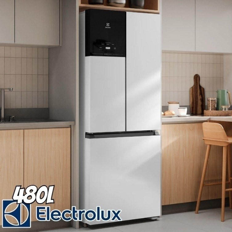 Geladeira Electrolux Frost Free Inverter 480L Efficient AutoSense 3 Portas Branca (IM7)