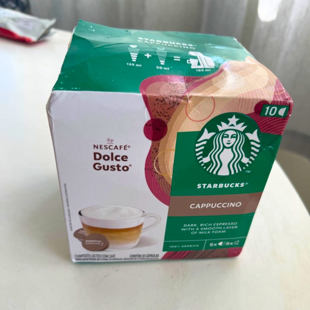 Starbucks Cappuccino By Nescafé Dolce Gusto, 1 caixa com 10 cápsulas