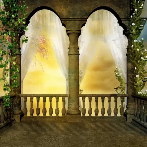 Vintage Pavilion Gew lbte S ulen Hochzeit Hintergrund f r Fotografie Gr ne Bl tter Wei.jpg Q90.jpg .webp