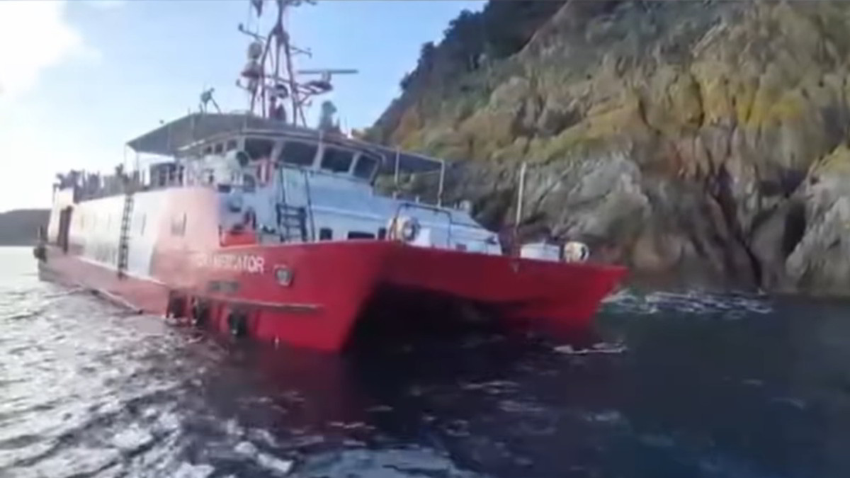 Incidente Isola d’Elba: Nave Fugro Mercator Incagliata