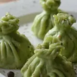 chinkliki ze szpinakiem