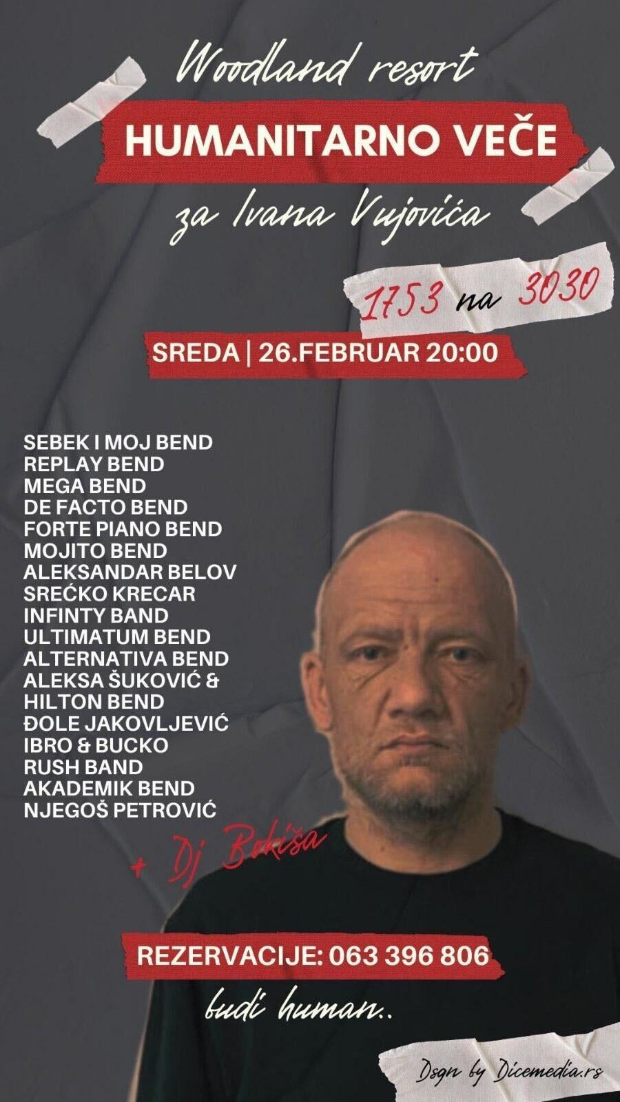 Humanitarno veče za Ivana Vujovića uz poznate kragujevačke bendove!