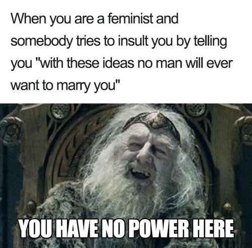 somebody tries insult by telling with these ideas no man will ever want marry have no power here.jpg