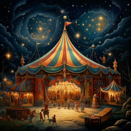 a whimsical circus tent filled with acrobats clowns and ca free photo.jpg