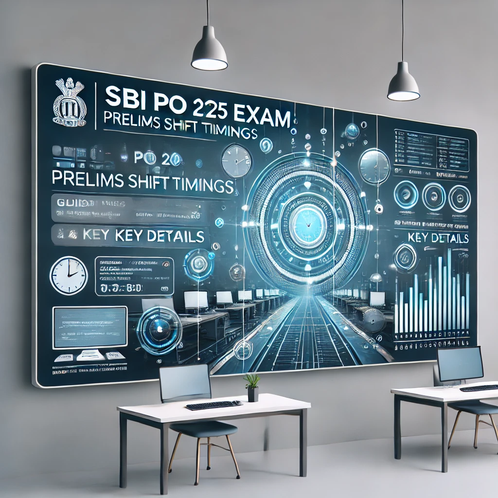 SBI PO 2025 Exam: Prelims Shift Timings, Guidelines, and Key Details