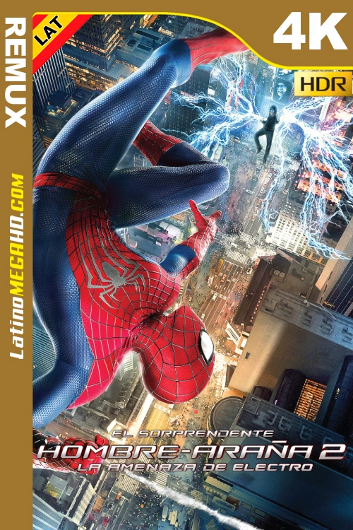 El Sorprendente Hombre-Araña 2: La Amenaza de Electro (2014) Latino UltraHD HEVC HDR10 BDREMUX 2160P