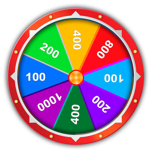 colorful wheel luck with money spinning fortune wheel las vegas prize 1262 13459.png