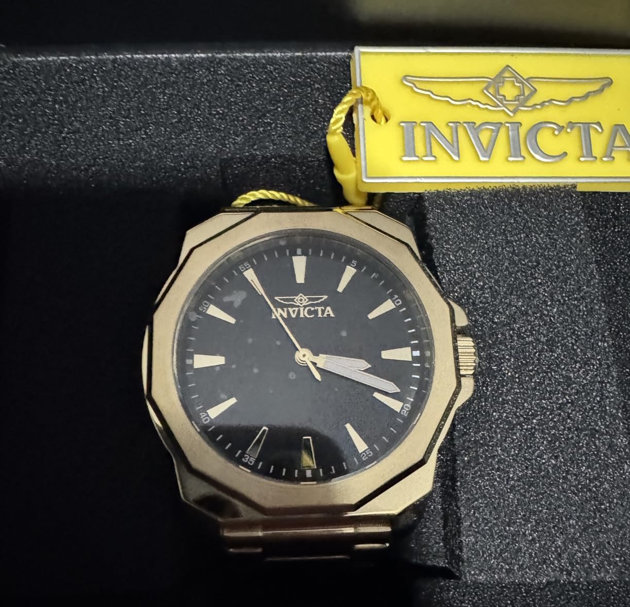 Invicta Relógio masculino Speedway 42 mm de quartzo em aço inoxidável, dourado (modelo: 46839), Dourado, Tendência Invicta Relógio masculino Speedway 42 mm de quartzo em aço inoxidável, dourado (modelo: 46839), Dourado, Tendência
