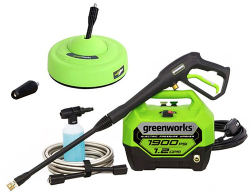 Greenworks 1900 PSI Electric Pressure Washer Kit: One-Day Best Buy Deal at $94.52