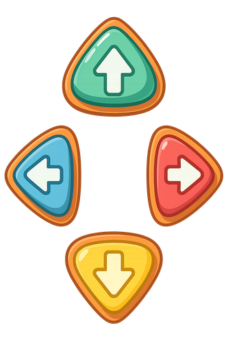 20250516 0007 Directional Game Buttons remix 01jvanee51essv9bwnadjm8xw1.png