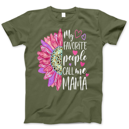 Photograph of four blank t-shirts greys beige and army green. Clipping path included. Ready for your.jpg