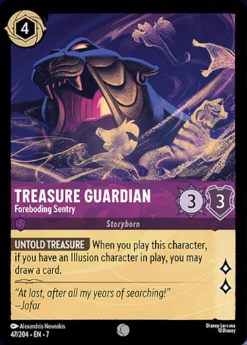 47 204 EN 7 Treasure Guardian Foreboding Sentry LQ Lorcana Player.jpg.jpg