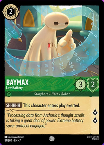 87 204 EN 7 Baymax Low Battery LQ Lorcana Player.jpg.jpg