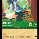 99-204-EN-7 - Berlioz - Mischevious Kitten - Lorcana Player