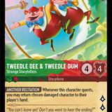 103-204-EN-7 - Tweedle Dee &amp; Tweedle Dum - Strange Storytellers - LQ - Lorcana Player
