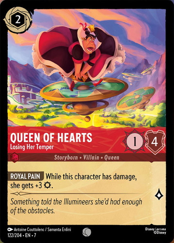 122 204 EN 7 Queen of Hearts Losing Her Temper LQ Lorcana Player.jpg.jpg