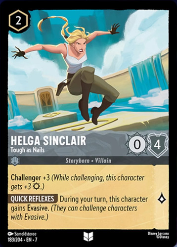 183 204 EN 7 Helga Sinclair Tough as Nails LQ Lorcana Player.jpg.jpg