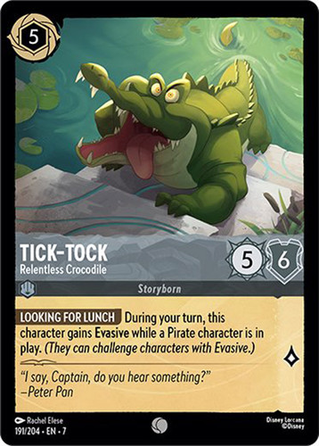 191 204 EN 7 Tick Tock Relentless Crocodile LQ Lorcana Player.jpg.jpg