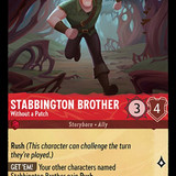 125-204-EN-7 - Stabbington Brother - Without a Patch - LQ - Lorcana Player