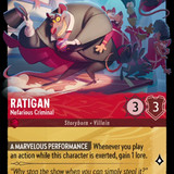 143-204-EN-7 - Ratigan - Nefarious Criminal - LQ - Lorcana Player