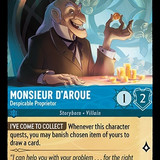 157-204-EN-7 - Monsieur D'Arque - Despicable Proprietor - LQ - Lorcana Player