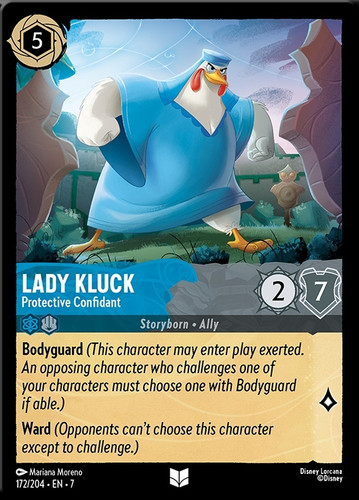 172-204-EN-7 - Lady Kluck - Protective Confidant - Lorcana Player.jpg