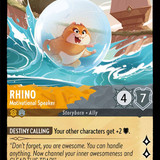 1-204-EN-7 - Rhino - Motivational Speaker - LQ - Lorcana Player