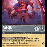 189-204-EN-7 - Razoul - Menacing Guard - LQ - Lorcana Player