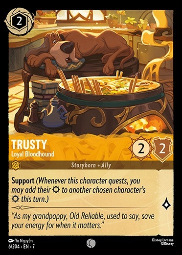 6 204 EN 7 Trusty Loyal Bloodhound LQ Lorcana Player.jpg.jpg