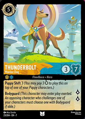 23 204 EN 7 Thunderbolt Wonder Dog LQ Lorcana Player.jpg.jpg