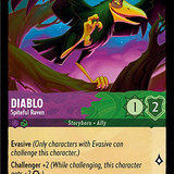 66-204-EN-7 - Diablo - Spiteful Raven - LQ - Lorcana Player