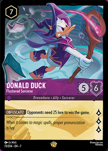 73 204 EN 7 Donald Duck Flustered Sorcerer LQ Lorcana Player.jpg.jpg