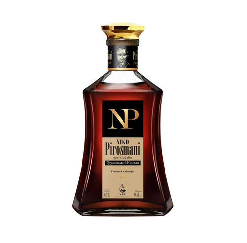 4860119940200 Коньяк Niko Pirosmani 4 Года 40% 0,5 Л СтБут. .jpg