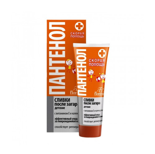 4605319006826 СЛИВКИ ДЕТСКИЕ ПОСЛЕ ЗАГАРА ПАНТЕНОЛ СКОРАЯ ПОМОЩЬ С ВИТАМИНОМ Е И КАЛЕНДУЛОЙ 75МЛ.jpg