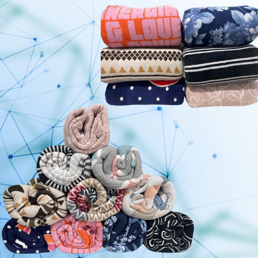 Mantinha Queen Size 2,00×1,80 Estampadas Manta Inverno Sort.