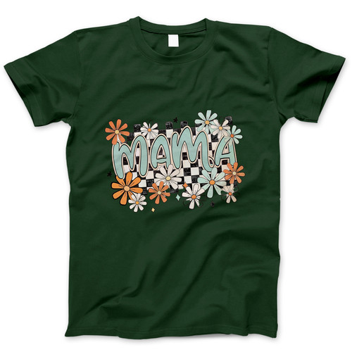 Photograph of four blank t-shirts greys beige and army green. Clipping path included. Ready for your.jpg