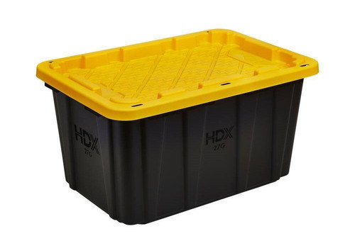 HDX 27 Gallon Heavy Duty Storage Tote in Black with Yellow Lid.jpg