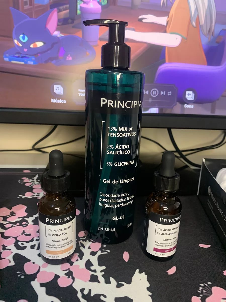 Principia Kit Anti-Acne Trio GL-01 + Sérum Niacinamida + Sérum Mandélico