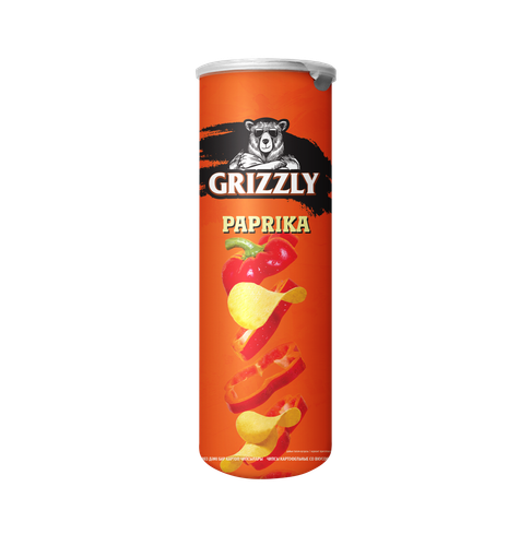 6975478921178 ЧИПСЫ GRIZZLY СО ВКУСОМ ПАПРИКИ 130 Г РЕТ. .png