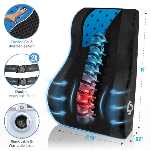 SA6438 Gel Infused Lumbar Cushion (Black) AMZ 6.jpg